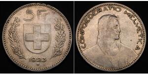 5 Franc Suisse Argent 