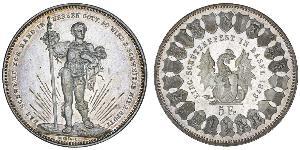 5 Franc Suisse Argent 