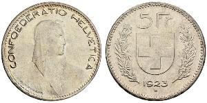 5 Franc Suisse Argent 