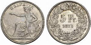5 Franc Suisse Argent 
