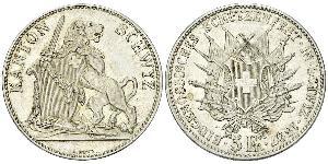 5 Franc Suisse Argent 