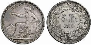5 Franc Suisse Argent 