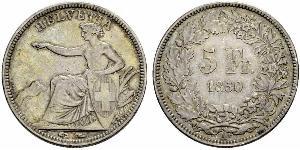 5 Franc Suisse Argent 