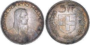 5 Franc Suisse Argent 