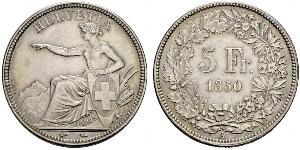 5 Franc Suisse Argent 
