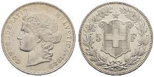 5 Franc Suisse Argent 