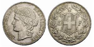 5 Franc Suisse Argent 