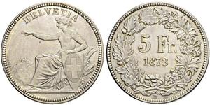 5 Franc Suisse Argent 