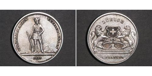 5 Franc Suisse Argent 