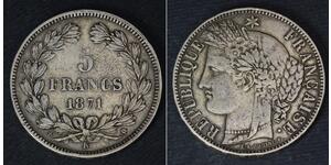 5 Franc Francia Argento 