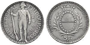 5 Franc Svizzera Argento 