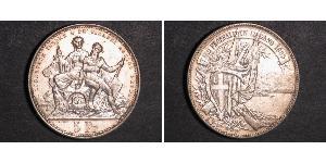 5 Franc Svizzera Argento 