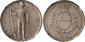 5 Franc Svizzera Argento 