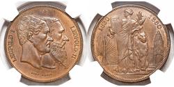 5 Franc Belgio Bronzo 