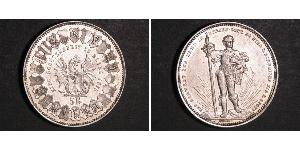 5 Franc Suiza Plata 