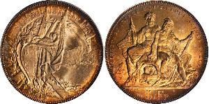 5 Franc Suiza Plata 
