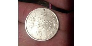 5 Franc Belgio Rame/Nichel 