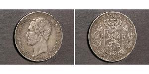 5 Franc Belgien Silber Leopold I. (Belgien) (1790-1865)