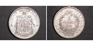 5 Franc Dritte Französische Republik (1870-1940)  Silber 