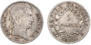 5 Franc Erstes Kaiserreich (1804-1814) Silber Napoleon Bonaparte(1769 - 1821)