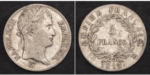 5 Franc Erstes Kaiserreich (1804-1814) Silber Napoleon Bonaparte(1769 - 1821)