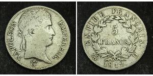 5 Franc Erstes Kaiserreich (1804-1814) Silber Napoleon Bonaparte(1769 - 1821)
