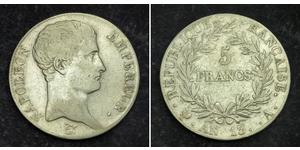 5 Franc Erstes Kaiserreich (1804-1814) Silber Napoleon Bonaparte(1769 - 1821)