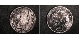 5 Franc Erstes Kaiserreich (1804-1814) Silber Napoleon Bonaparte(1769 - 1821)