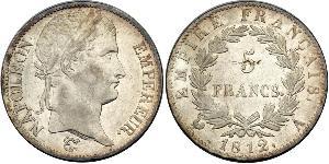 5 Franc Erstes Kaiserreich (1804-1814) Silber Napoleon Bonaparte(1769 - 1821)