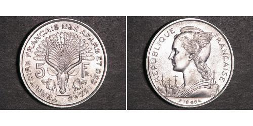 5 Franc French West Africa (1895-1958) Silber 