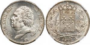 5 Franc Kingdom of France (1815-1830) Silber 