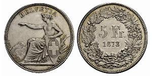 5 Franc Schweiz Silber 