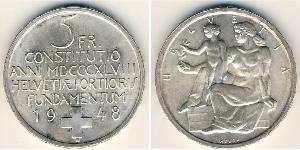 5 Franc Schweiz Silber 
