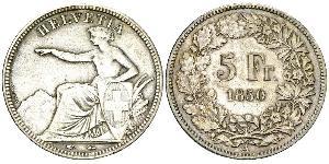 5 Franc Schweiz Silber 