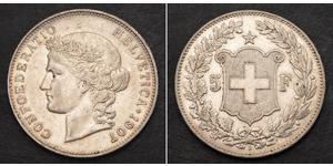 5 Franc Schweiz Silber 