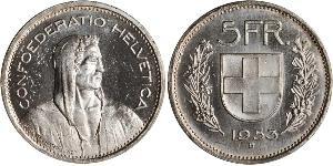 5 Franc Schweiz Silber 