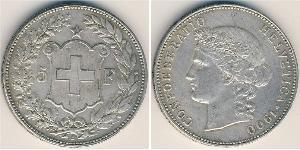 5 Franc Schweiz Silber 