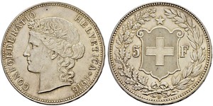 5 Franc Schweiz Silber 