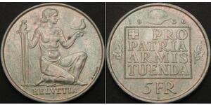 5 Franc Schweiz Silber 