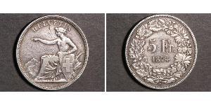 5 Franc Schweiz Silber 