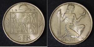 5 Franc Schweiz Silber 