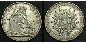 5 Franc Schweiz Silber 