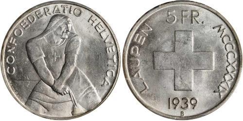5 Franc Schweiz Silber 