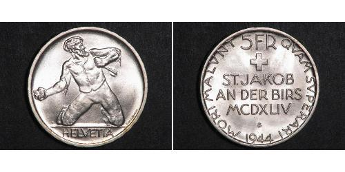 5 Franc Schweiz Silber 