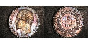 5 Franc Zweite Französische Republik (1848-1852) Silber Napoleon III (1808-1873)