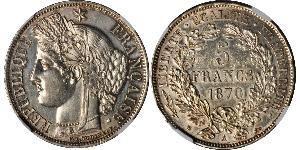 5 Franc Zweite Französische Republik (1848-1852) Silber 