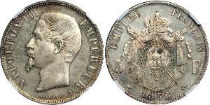 5 Franc Zweites Kaiserreich (1852-1870) Silber Napoleon III (1808-1873)