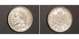 5 Franc Zweites Kaiserreich (1852-1870) Silber Napoleon III (1808-1873)