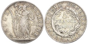 5 Franc Italian city-states Silver 