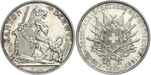 5 Franc Switzerland Silver 